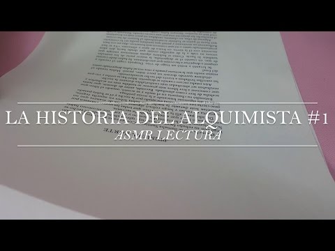 ♡ASMR Español♡ La historia del alquimista # 1 // Lectura susurrada with tapping & scratching