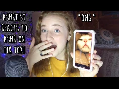 ASMRTIST REACTS TO TIK TOK ASMR! 😴