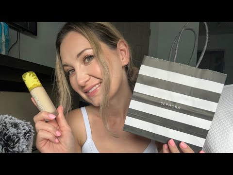 ASMR GRWM & Storytime | I Moved To New Jersey (whispering, tapping & scratching)