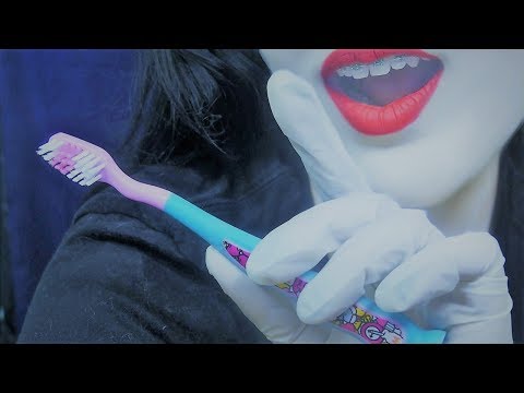 ASMR Dentist Roleplay 🤪~♡✨ Oral Check Up, Latex Gloves  3DIO BINAURAL♡