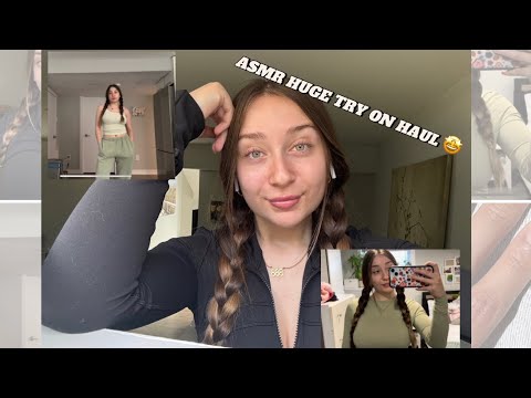 ASMR | Huge Collective Try On Haul (Makeup, Skincare, Haircare, Clothes) 🥰