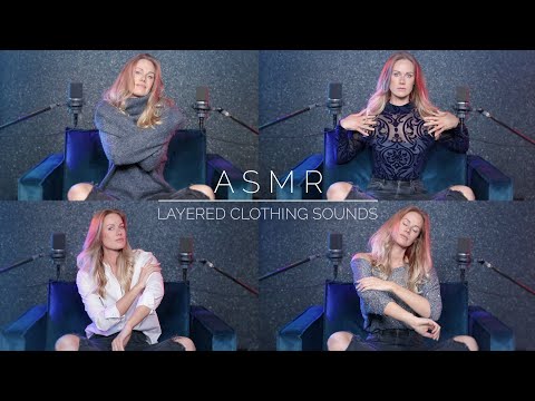 ASMR | Layered clothing sounds for sleep  (Sponsored by Raycon)