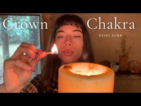 Reiki ASMR ~ For your Crown Chakra | Vision | Insight | Intuition | Manifestation | Energy Healing