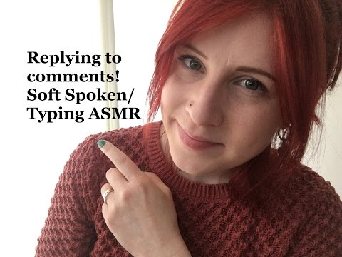 Responding to your comments! Typing/Soft Speaking/Lollipop ASMR