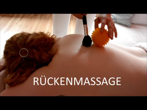 Rückenmassage ♥ ASMR Massage auf Deutsch (+ beruhigende Stimme)