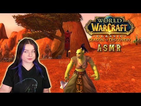 [ASMR] Relaxing Orc Shaman Leveling in WoW Season of Discovery (Soft Spoken)