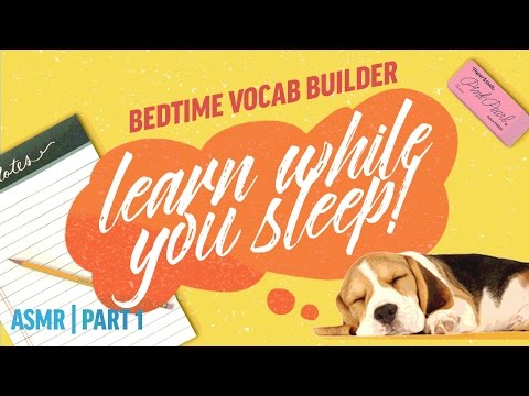 Learn While You Sleep Vocabulary Builder| ASMR