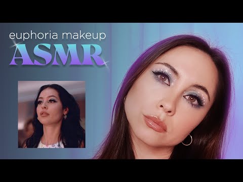 Euphoria makeup ASMR - whispering and makeup sounds