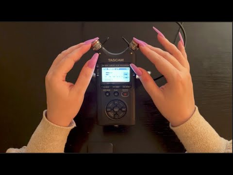 ASMR | Tascam tapping and scratching, getting into your ears, no talking