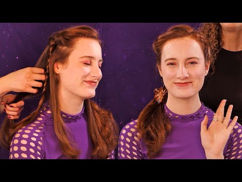 ASMR 😍 Lovely Hair Braiding with Gentle Hair Play, Soft Whispers, Extra Tingles, Fall Alseep Fast