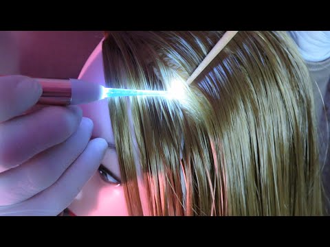 ASMR Peaches Exams Your Scalp (Lice Check, Scalp Massage, Hair Treatment, Whispering)