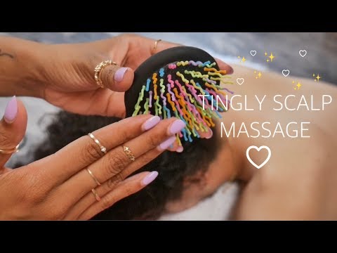 ASMR | relaxing scalp massage & hair play 💆🏻‍♂️💕