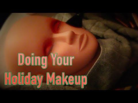 Doing Your Holiday Makeup 💄 [ASMR] RP 🖌️