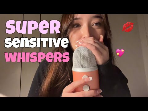 ASMR the closest whispers you’ve ever heard (breathy whispers, 100% tingles)🌘