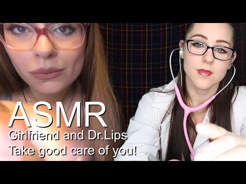 [ASMR]Girlfriend taking of you, Doctor RP[Collab with celaine's ASMR] Personal attention