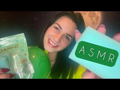 ASMR | GREEN TRIGGERS! 💚 (Whispering, Rambling & Tapping) ~Please Read Description~