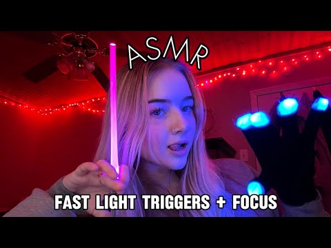 ASMR Light Triggers and Follow My Instructions! (Fast and aggressive, mouth sounds, visual asmr)