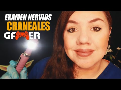 ASMR en Español Roleplay Examen de Nervios Craneales para Gamers