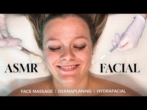 Crystal Freak 🔮 ASMR Facial | Face Massage, Dermaplaning, Hydrafacial