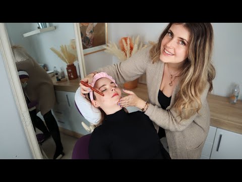 ASMR [Real Person] Face Massage & Skin Care | Beruhigende Behandlung zum Einschlafen (deutsch)