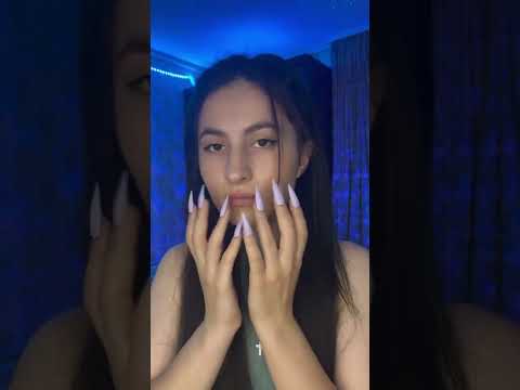 Asmr tapping on plastic face