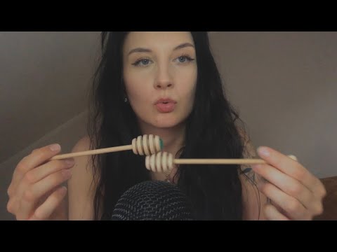 ASMR| MOUTH SOUNDS AND HONEY SPOON SOUNDS 🍯