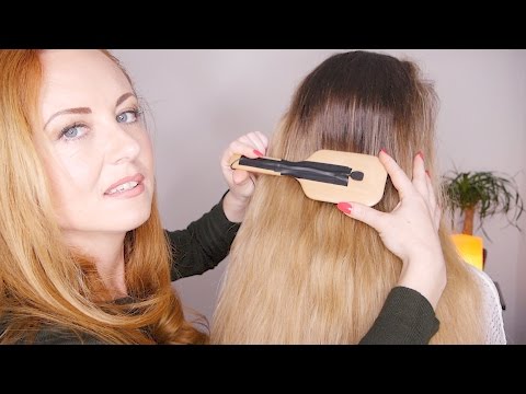ASMR Hair Treatment | Mic ON Brush | Oils & Crinkle Cap