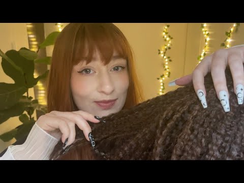 asmr to fall asleep fast (pt 2) (hairplay, tracing, tapping)
