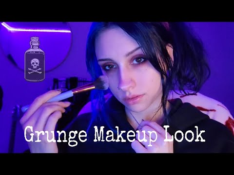 Grunge-ish Makeup Look ASMR grwm