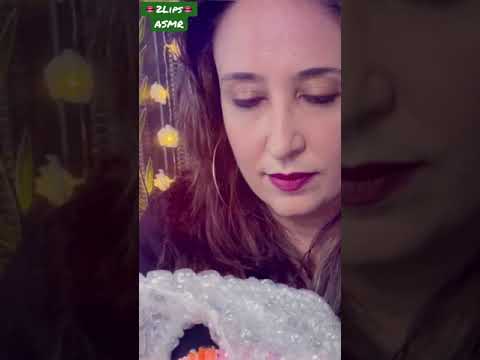 ASMR Pampering you with Bubble Wrap #shorts #2Lips ASMR