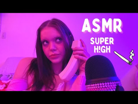 ASMR WHILE HIGH 🤍✨ Extra Silly & OBSCENE Triggers With Story-Time Rambles For INTENSE TINGLES 🌟