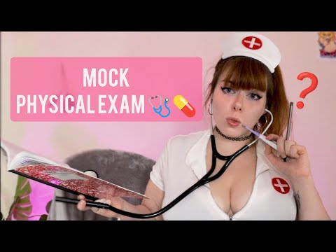 ASMR | Your Girlfriend Gives You A Mock Physical Exam (EVERYTHING Goes Wrong)