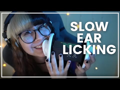 ASMR | 👅 Slow Ear Licking to Help you Sleep