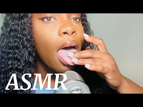 ASMR Fast and Aggressive Spit Painting | Mouth Sounds EXTRA TINGLY!!
