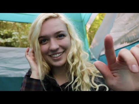 ASMR ~ We are camping, let me help you fall asleep!