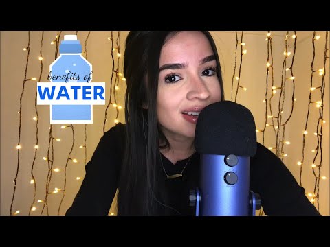 ASMR Ear to Ear Whispering 10 facts about Drinking 💦Water💦
