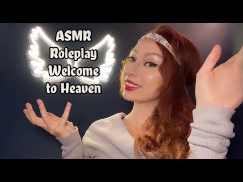 ASMR Angel Welcomes You to Heaven 😇 | Whispers | Writing | Finger Flutters