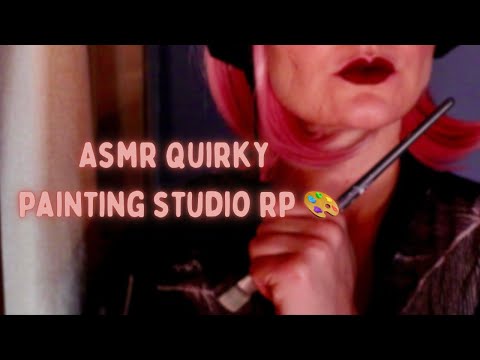 Fast and Quirky Painting Studio Roleplay (hand movements) | ASMR Nordic Mistress