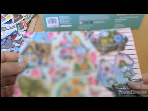 ASMR- Making a Collage- Fairy and Nature Collage (crafting, cutting, glueing, crinkles, whispering)