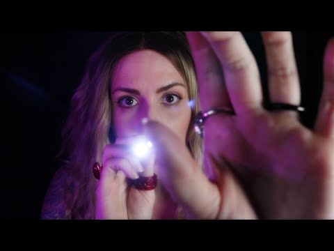 Lady with Lipstick on Her Teeth Fixes Your Energy (ASMR Lights and Reiki)