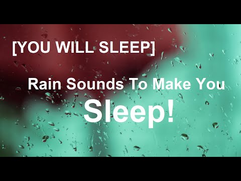 ☔ The Sound Of Rain From Inside A Window ☔ - Sleep Helping Sounds [LOUD RAIN DROPS]  💤