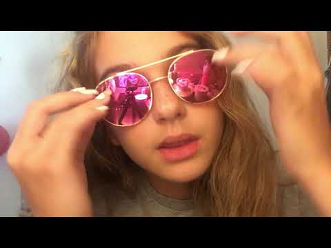 ASMR - sunglasses collection - tapping and whispering
