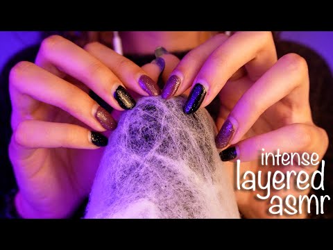 [1 HOUR] LAYERED ASMR | Super Sensitive & Intense Sounds (squishy, tapping, scratching, & more)
