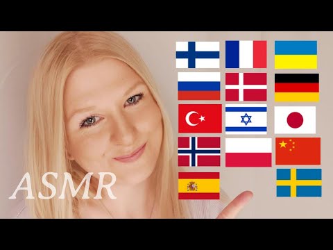 Artificial Intelligence picks ASMR words in your language! 😄 *Language ASMR*