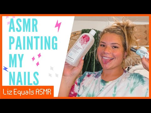 ASMR Pedicure | Painting My Toes | Liz Equals ASMR