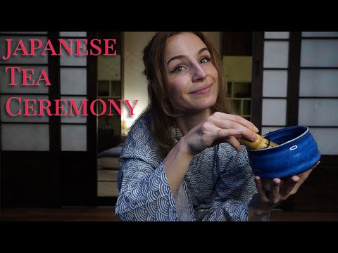 ASMR Traditional Japanese Tea Ceremony | relaxing hand movements, personal attention