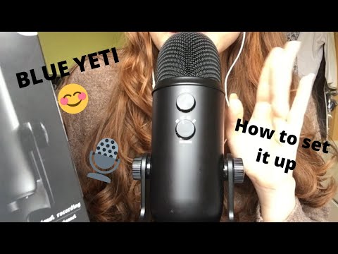 ASMR - How to use the BLUE YETI MICROPHONE🎤🙌🏽🎧
