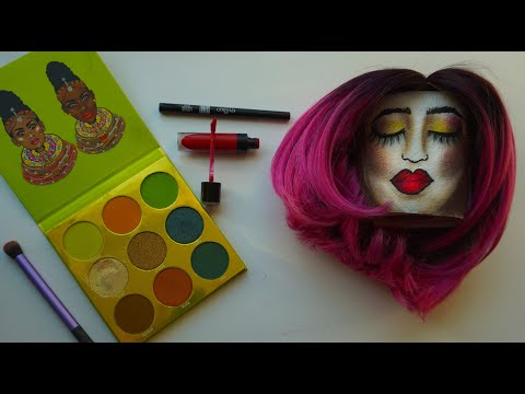 ASMR Toilet Paper Glamorous Makeup Makeover | Whispered