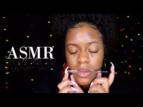 ASMR | MOUTH SOUNDS + Pen & Spoolie Nibbling/Chewing !🤤😬