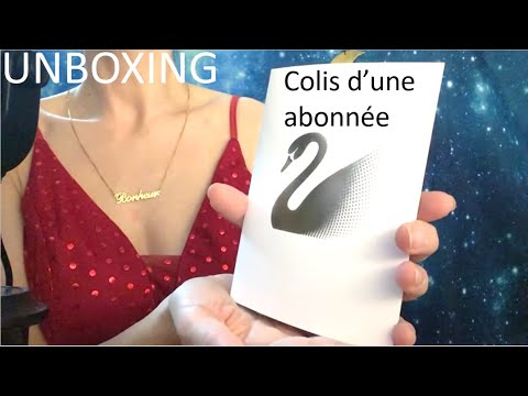 ASMR - UNBOXING Colis d'une abonnée Laëtitia